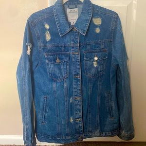 Distressed Jean jacket